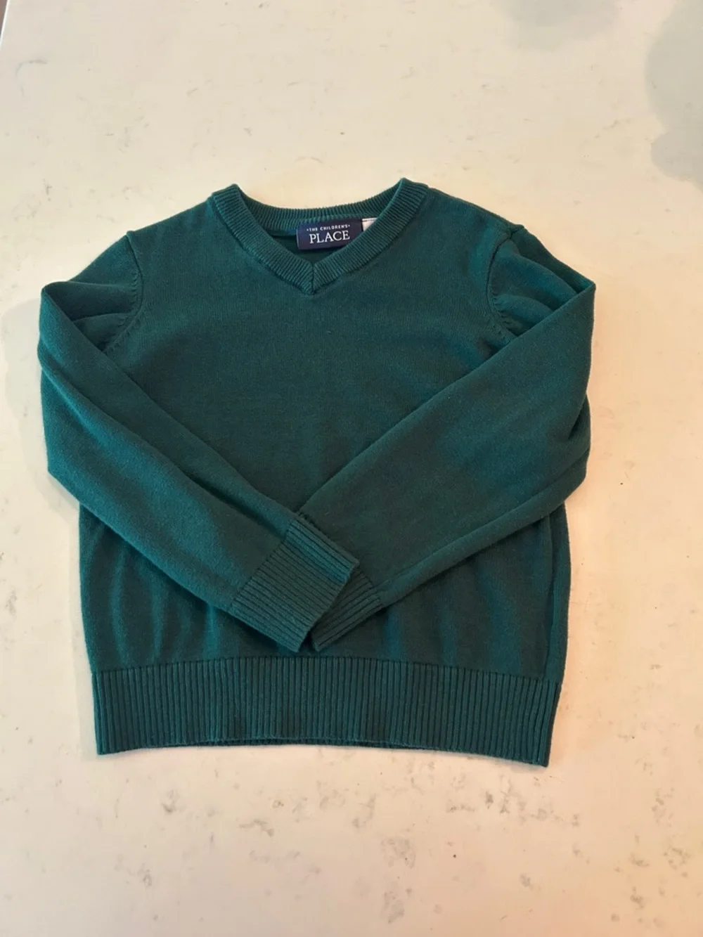 The Children's Place Teal V-Neck Sweater